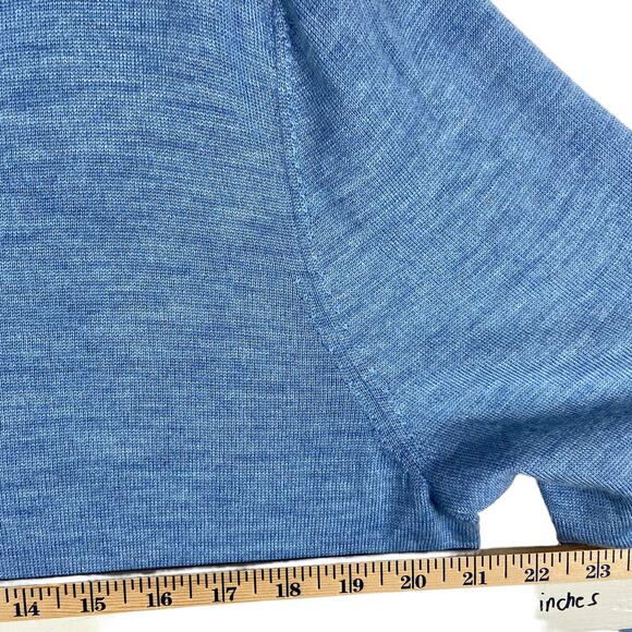 Joseph Abboud Blue Men's 100% Fine Merino Wool Sweater Size XL - Picture 6 of 6